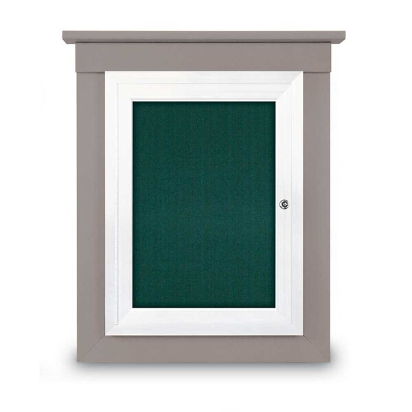 Sliding Glass Enclosed Letterboard, 72"x3